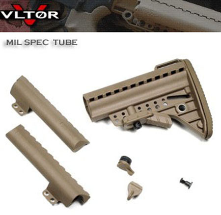 VLTOR Improved Modstock MILSPEC I-MOD Stock TAN